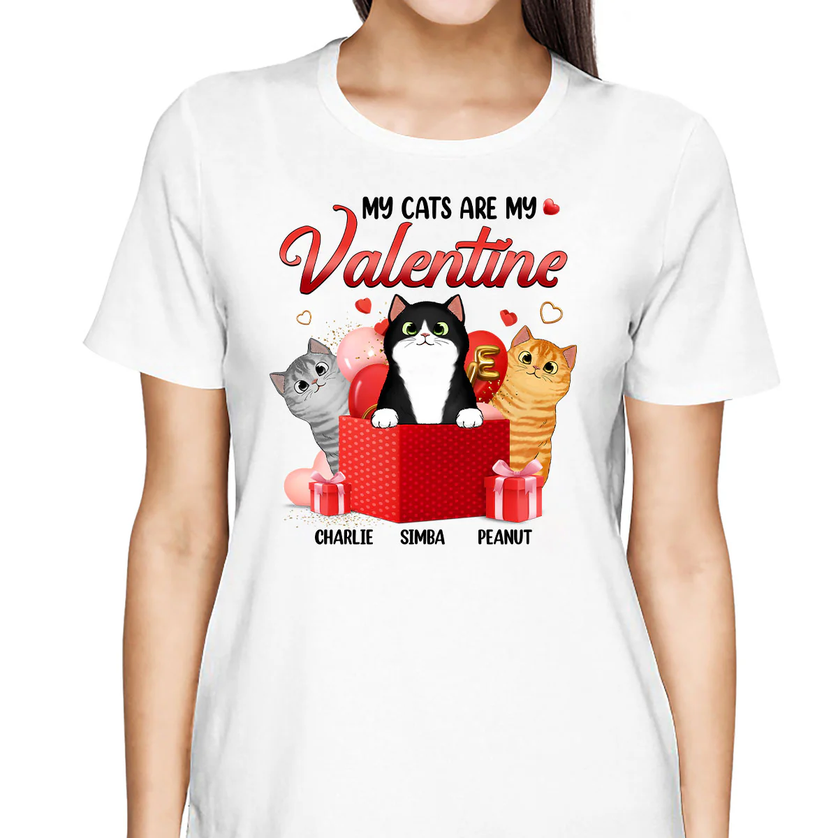 My Cats My Gift Box Personalized Shirt - Image 2