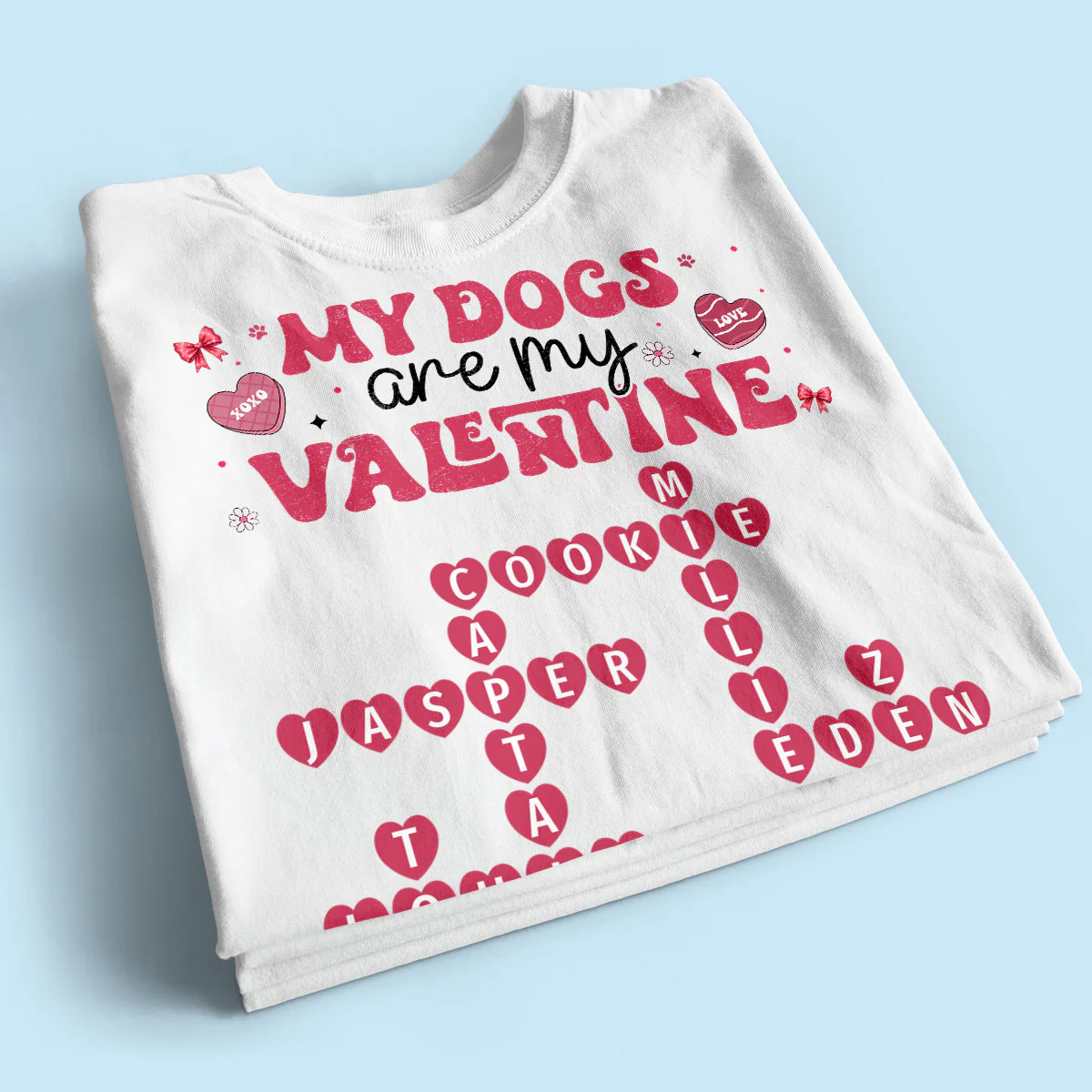 My Dogs Cats Are My Crossword Puzzle Art Gift For Pet Lover Personalized Shirt - Image 2