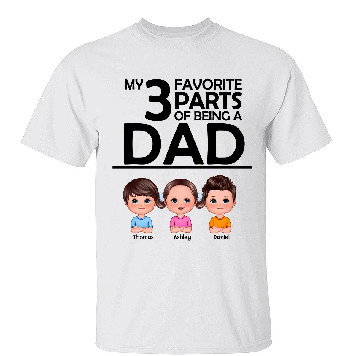 My Favorite Part Of Being A Dad Grandpa Personalized Shirt