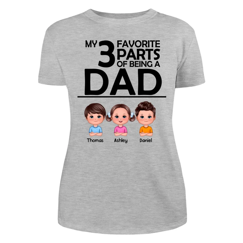 My Favorite Part Of Being A Dad Grandpa Personalized Shirt - Image 10