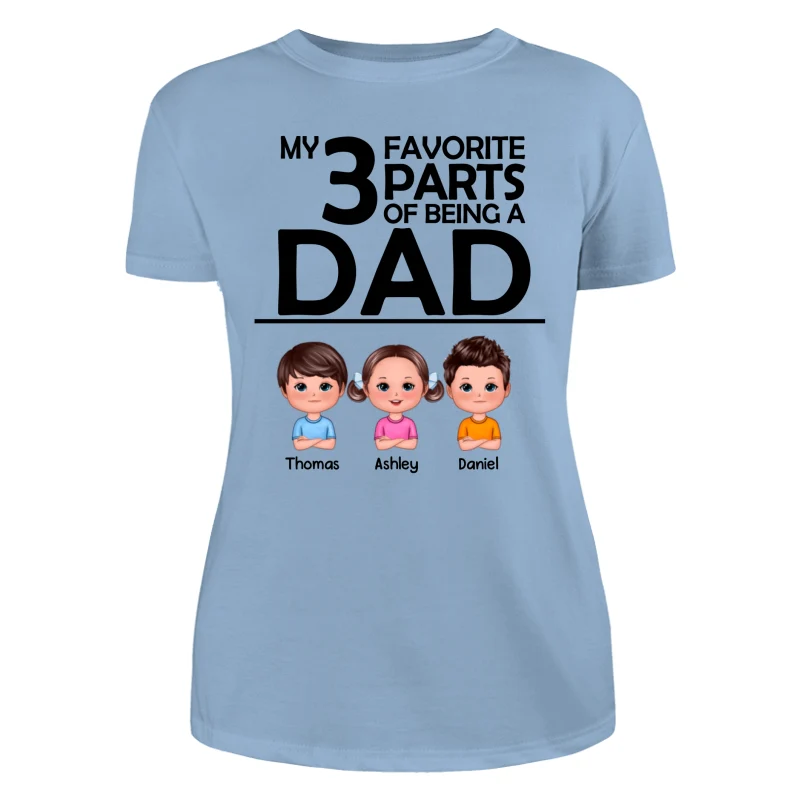My Favorite Part Of Being A Dad Grandpa Personalized Shirt - Image 12