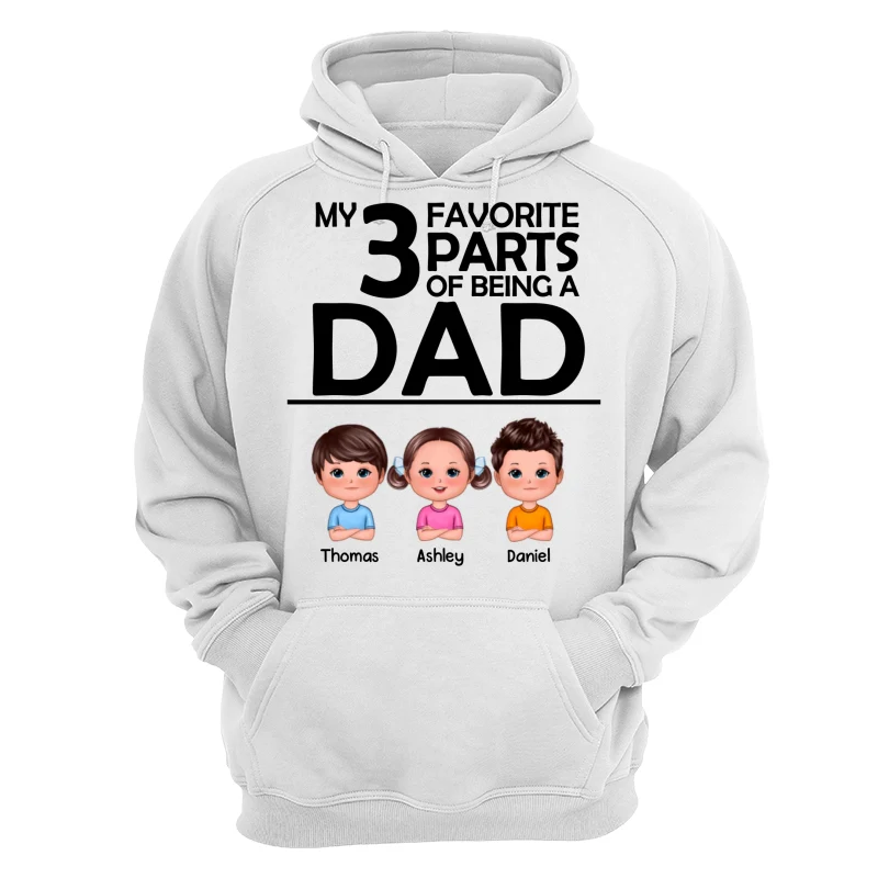 My Favorite Part Of Being A Dad Grandpa Personalized Shirt - Image 13