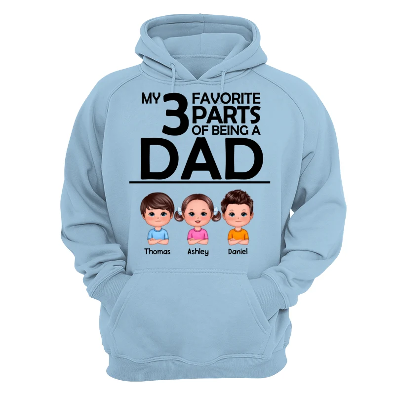 My Favorite Part Of Being A Dad Grandpa Personalized Shirt - Image 16