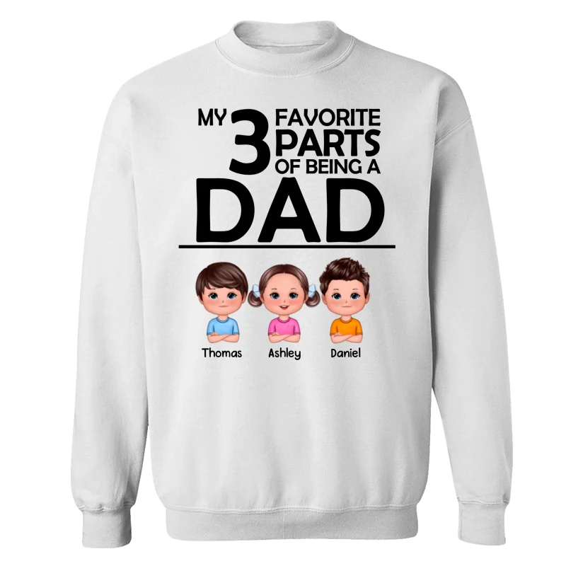 My Favorite Part Of Being A Dad Grandpa Personalized Shirt - Image 17