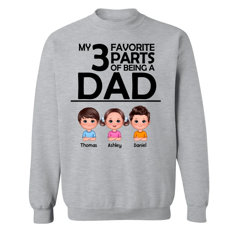 My Favorite Part Of Being A Dad Grandpa Personalized Shirt - Image 18