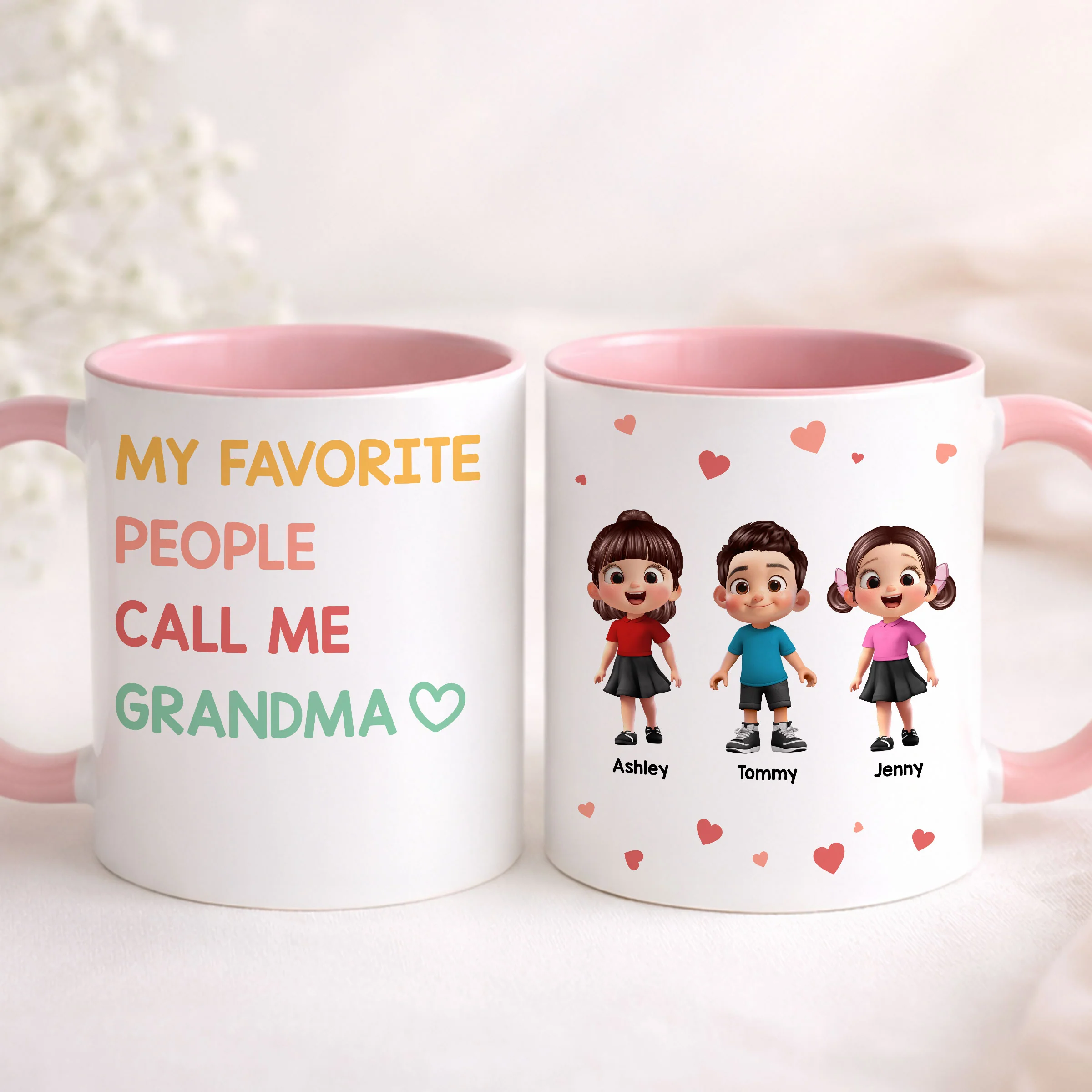 My Favorite People Call Me Grandma - Personalized Mug - Sentimental Gift for Grandma - Image 2