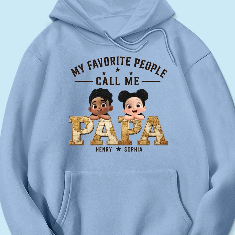 My Favorite People Call Me Grandpa - Personalized Shirt - Father's Day Gift for Dad, Grandpa, Husband - Image 21