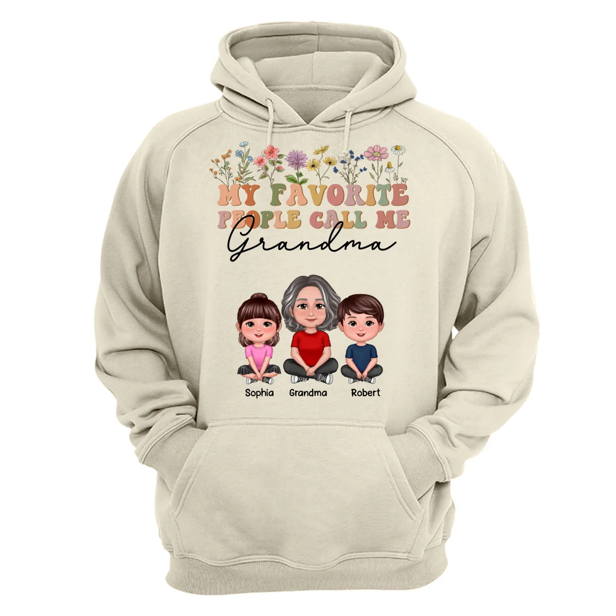 My Favorite People Call Me Mother‘s Day Gift For Grandma Mom Auntie Personalized Shirt - Image 11