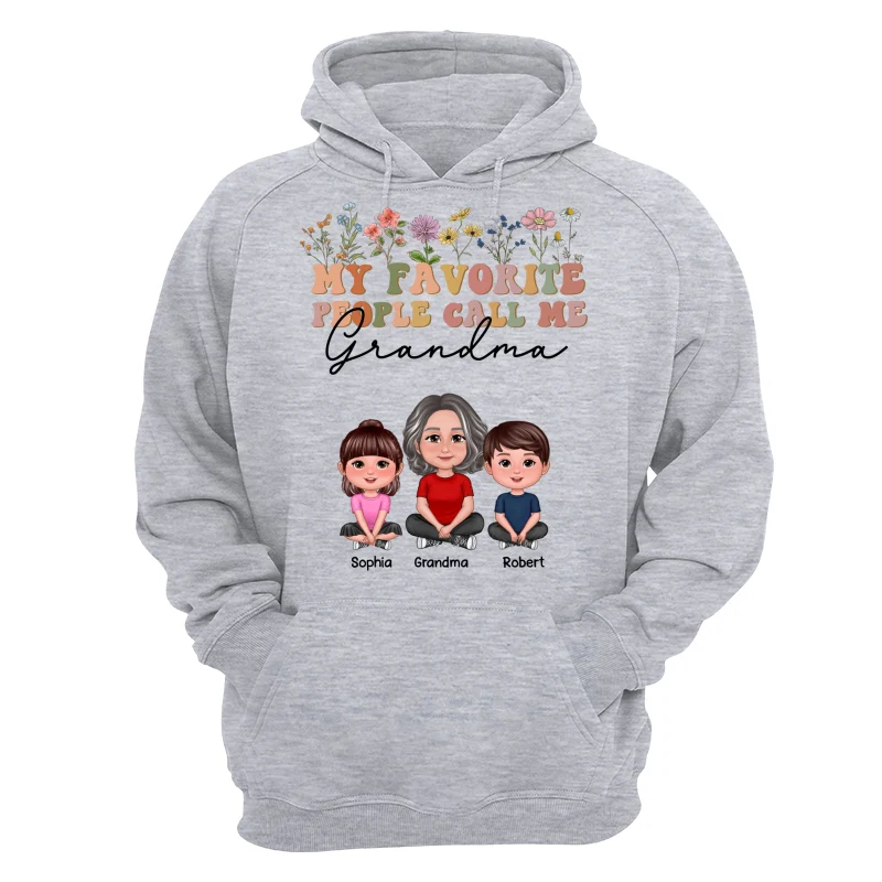 My Favorite People Call Me Mother‘s Day Gift For Grandma Mom Auntie Personalized Shirt - Image 13