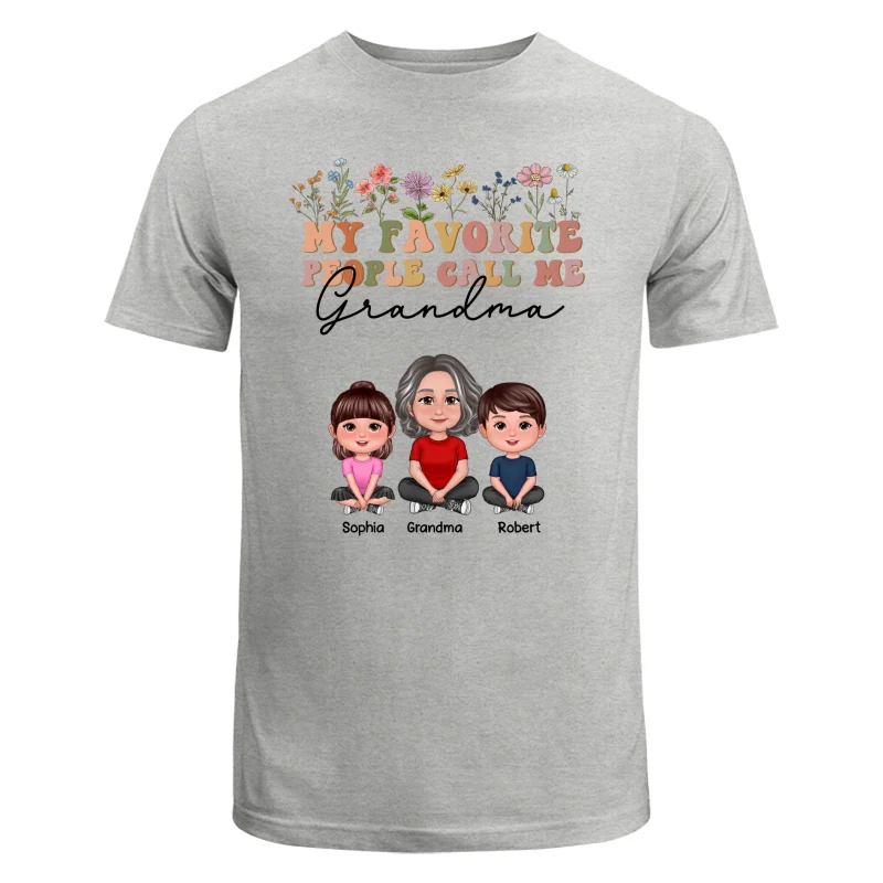 My Favorite People Call Me Mother‘s Day Gift For Grandma Mom Auntie Personalized Shirt - Image 8
