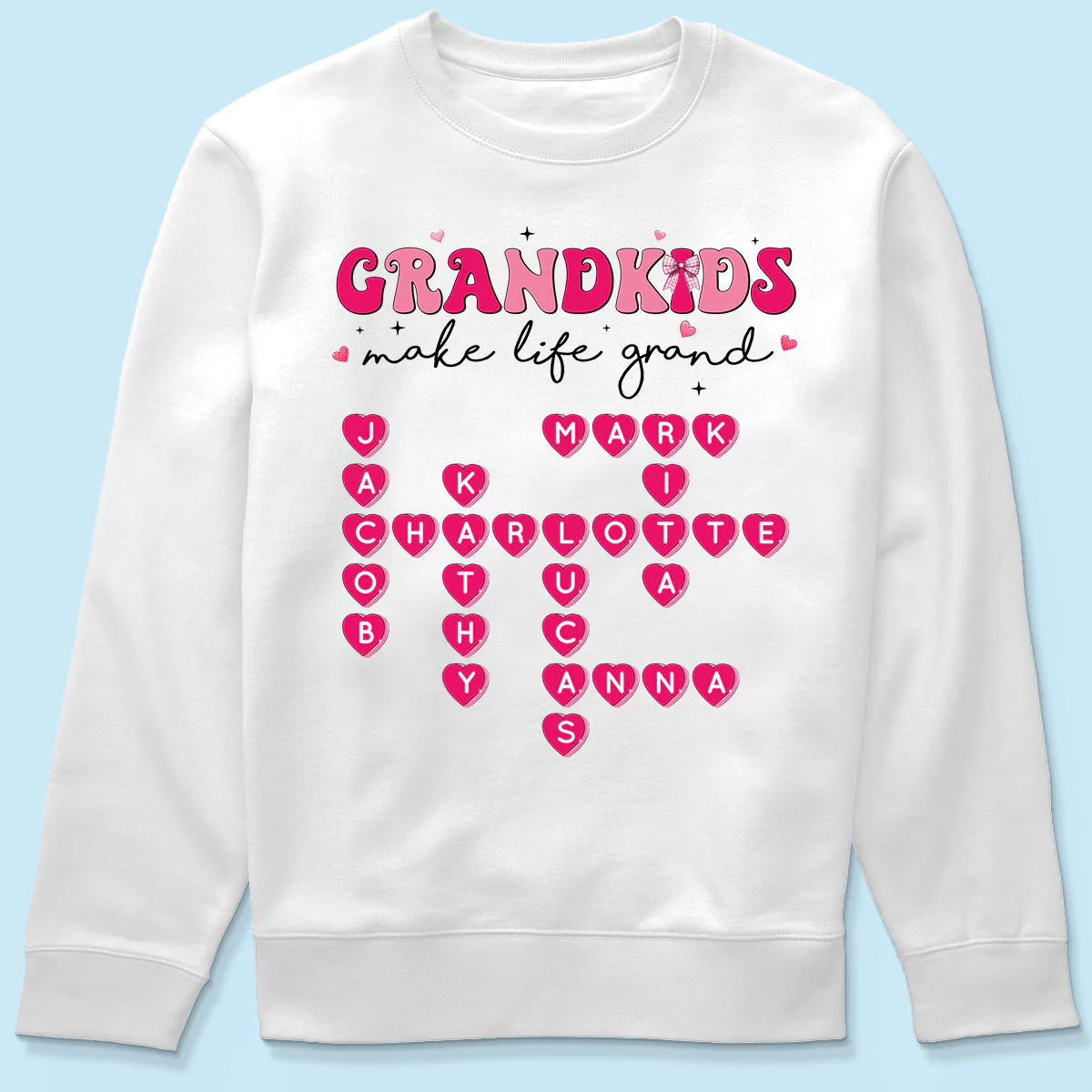 My Grandkids Are My  Gift For Grandma Personalized Shirt - Image 5