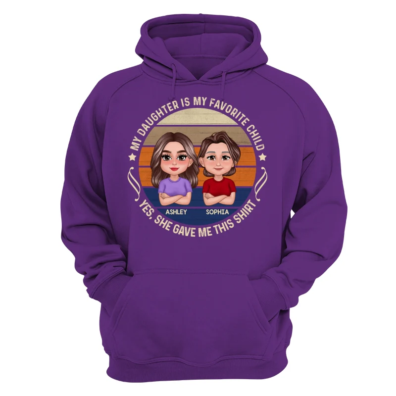My Son Daughter Is My Favorite Child Funny Gift For Mom Personalized Shirt - Image 15