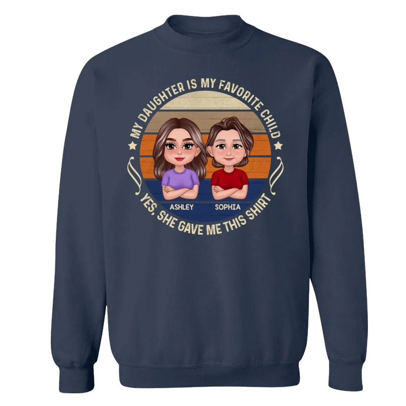 My Son Daughter Is My Favorite Child Funny Gift For Mom Personalized Shirt - Image 17