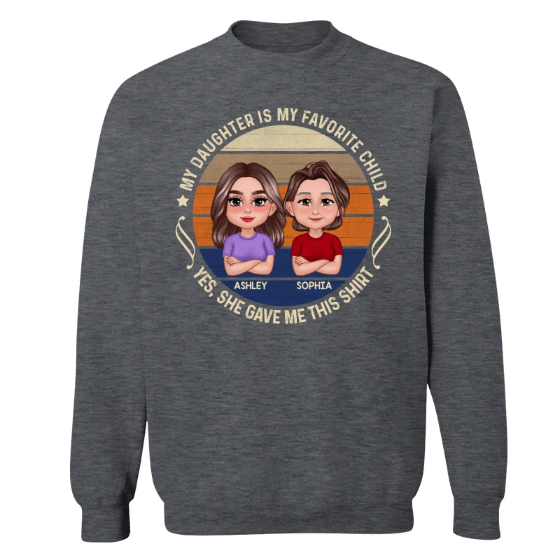 My Son Daughter Is My Favorite Child Funny Gift For Mom Personalized Shirt - Image 18