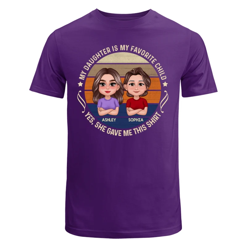 My Son Daughter Is My Favorite Child Funny Gift For Mom Personalized Shirt - Image 8