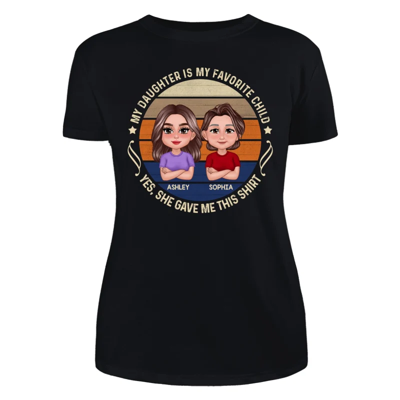 My Son Daughter Is My Favorite Child Funny Gift For Mom Personalized Shirt - Image 9