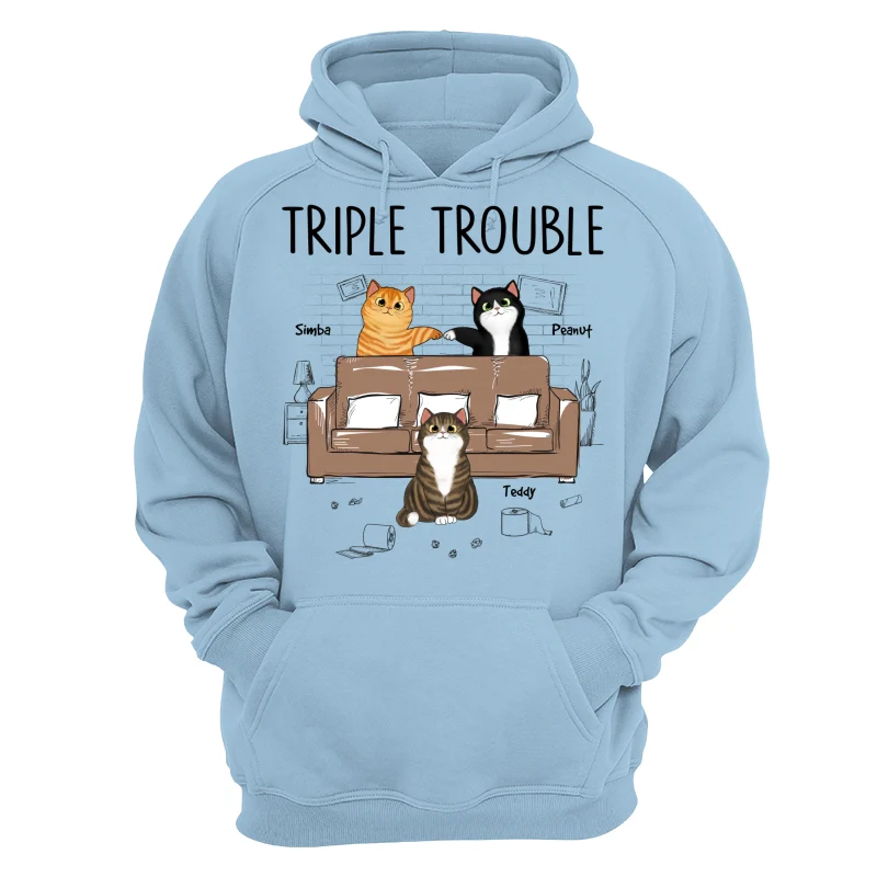 Naughty Flfuffy Cats Personalized Shirt - Image 16