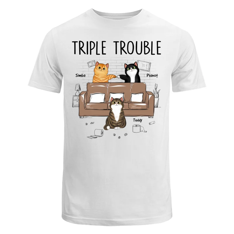 Naughty Flfuffy Cats Personalized Shirt - Image 5