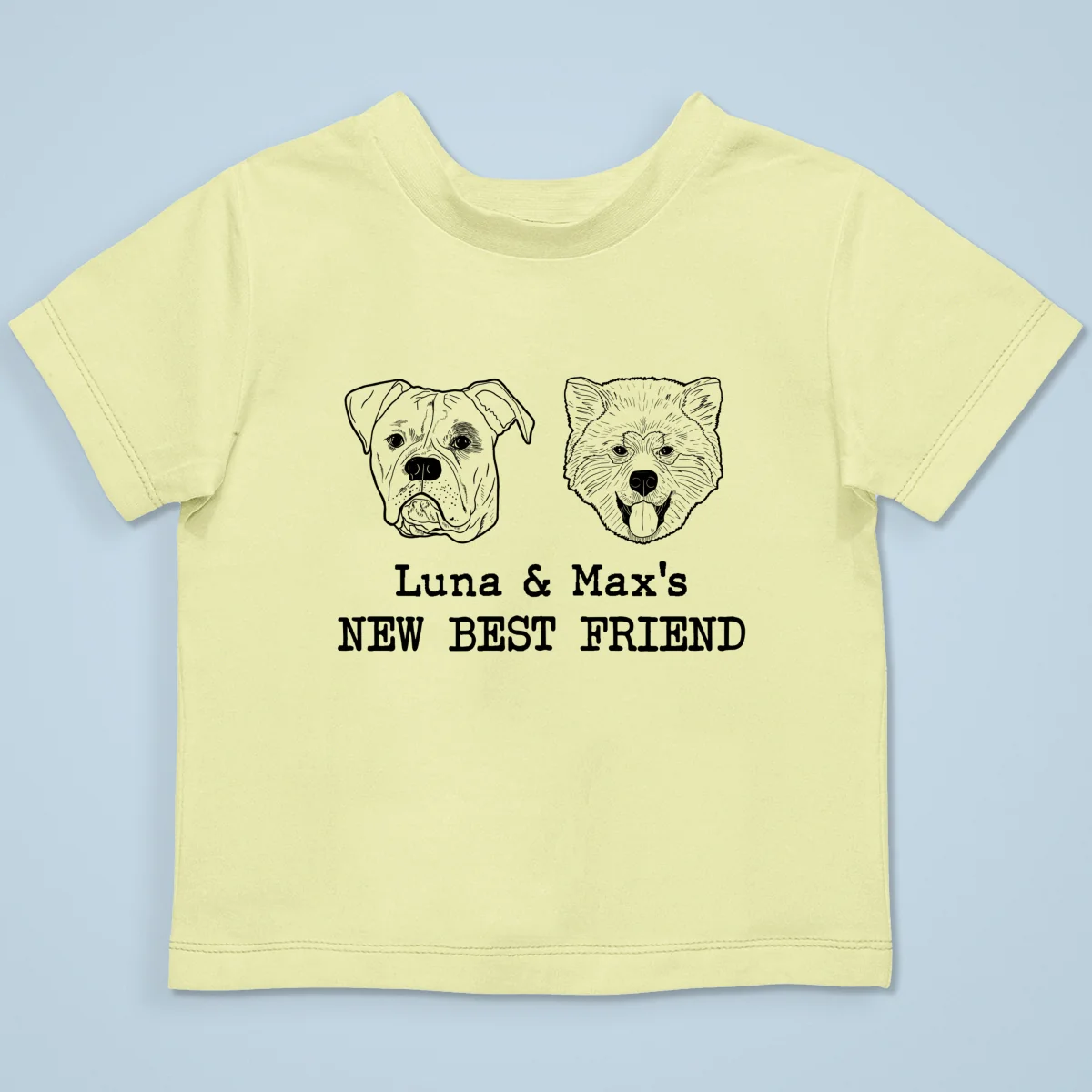 New Best Friends Dog Cat Outline Baby Shower Gift, Newborn Baby Gift Personalized Baby Onesie Baby Shirt - Image 19