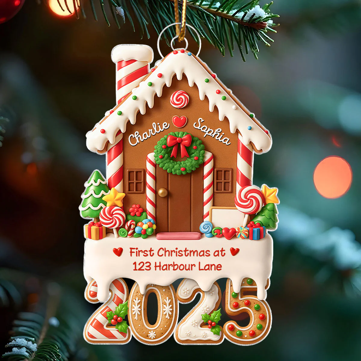 New Home 2025 - Personalized Acrylic Ornament - First Home Keepsake - Image 4