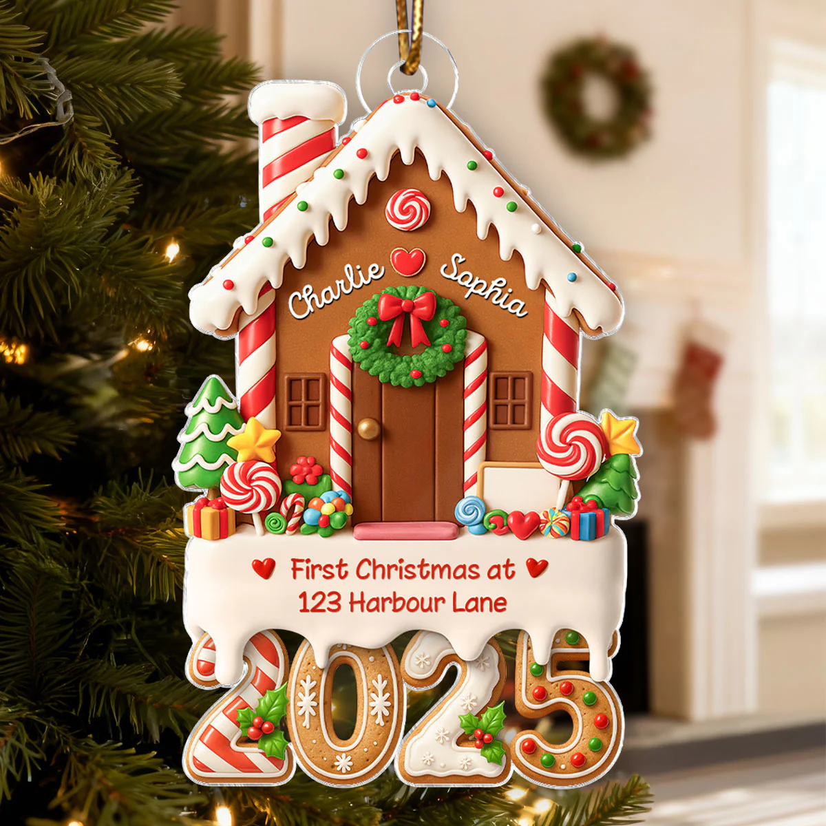 New Home 2025 - Personalized Acrylic Ornament - First Home Keepsake - Image 5