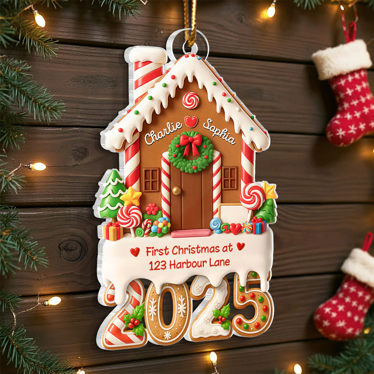New Home 2025 - Personalized Acrylic Ornament - First Home Keepsake - Image 7