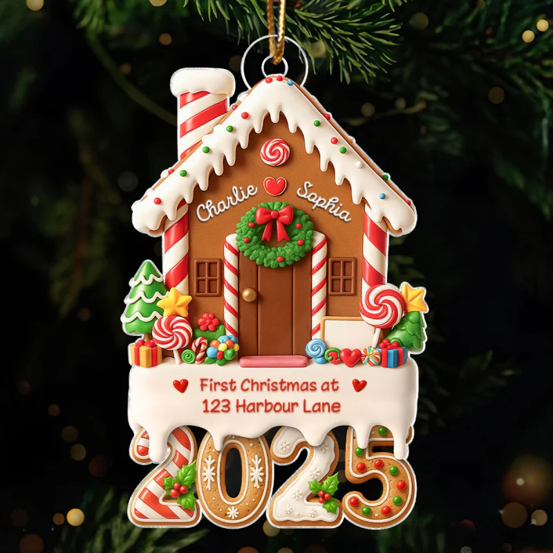 New Home 2025 - Personalized Acrylic Ornament - First Home Keepsake - Image 9