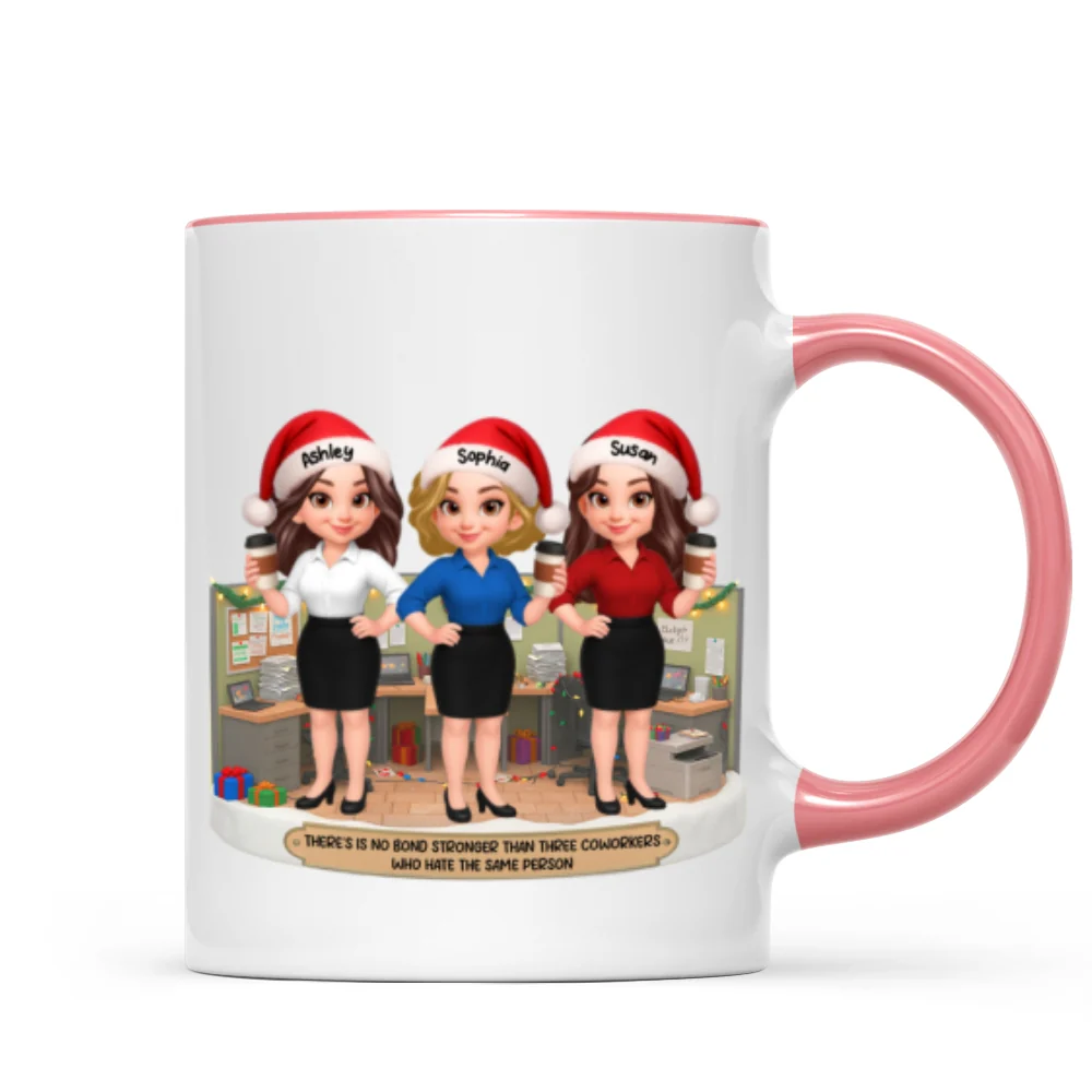 No Bond Stronger Coworkers Hate The Same Person - Personalized Mug - Funny Gift For Work Besties, Colleagues - Image 12
