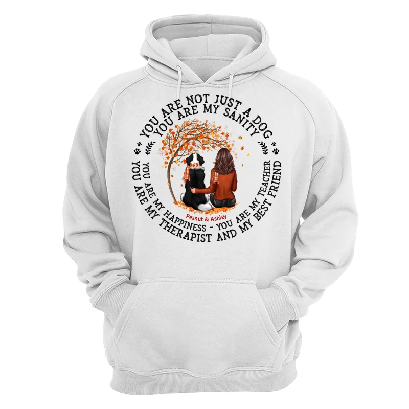 Not Just A Dog Fall Season Dog Mom Personalized Shirt - Image 13