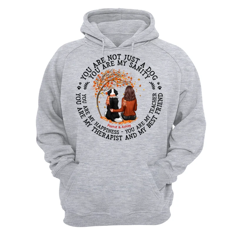 Not Just A Dog Fall Season Dog Mom Personalized Shirt - Image 14
