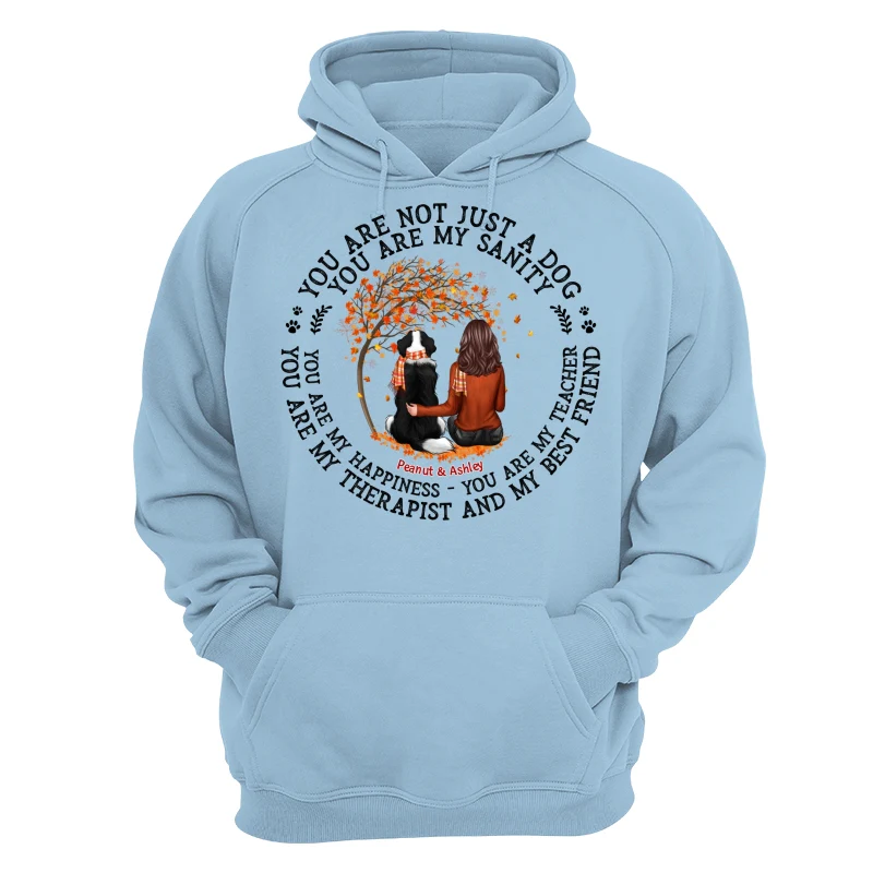 Not Just A Dog Fall Season Dog Mom Personalized Shirt - Image 16