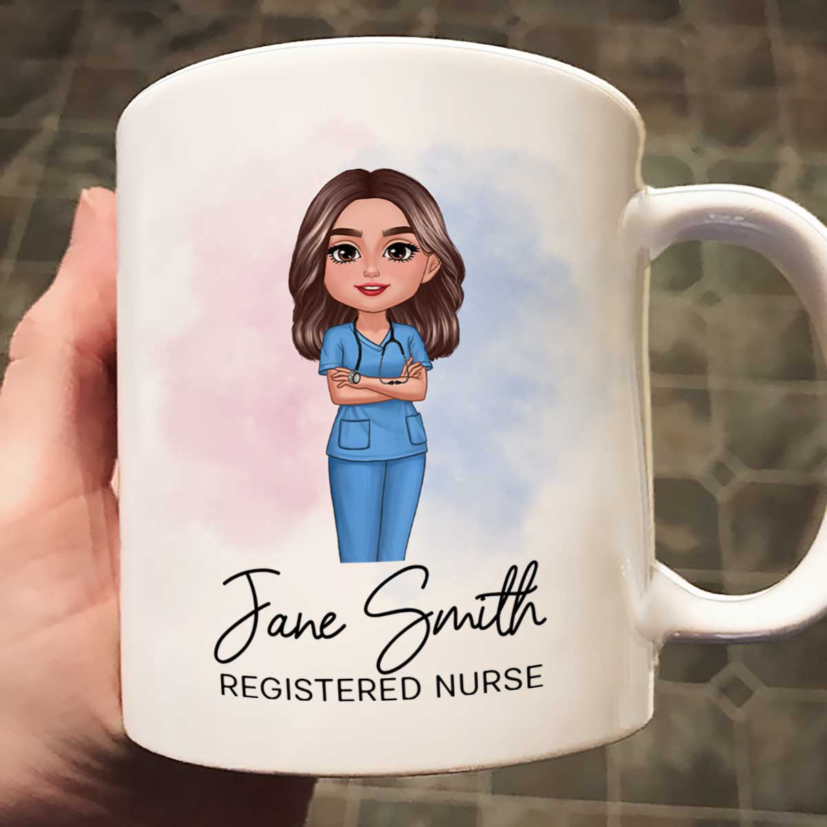 Nurse Personalized Mug, Appreciation Gift, Graduation Gift, Christmas Gift For Colleagues, Boss - Image 6