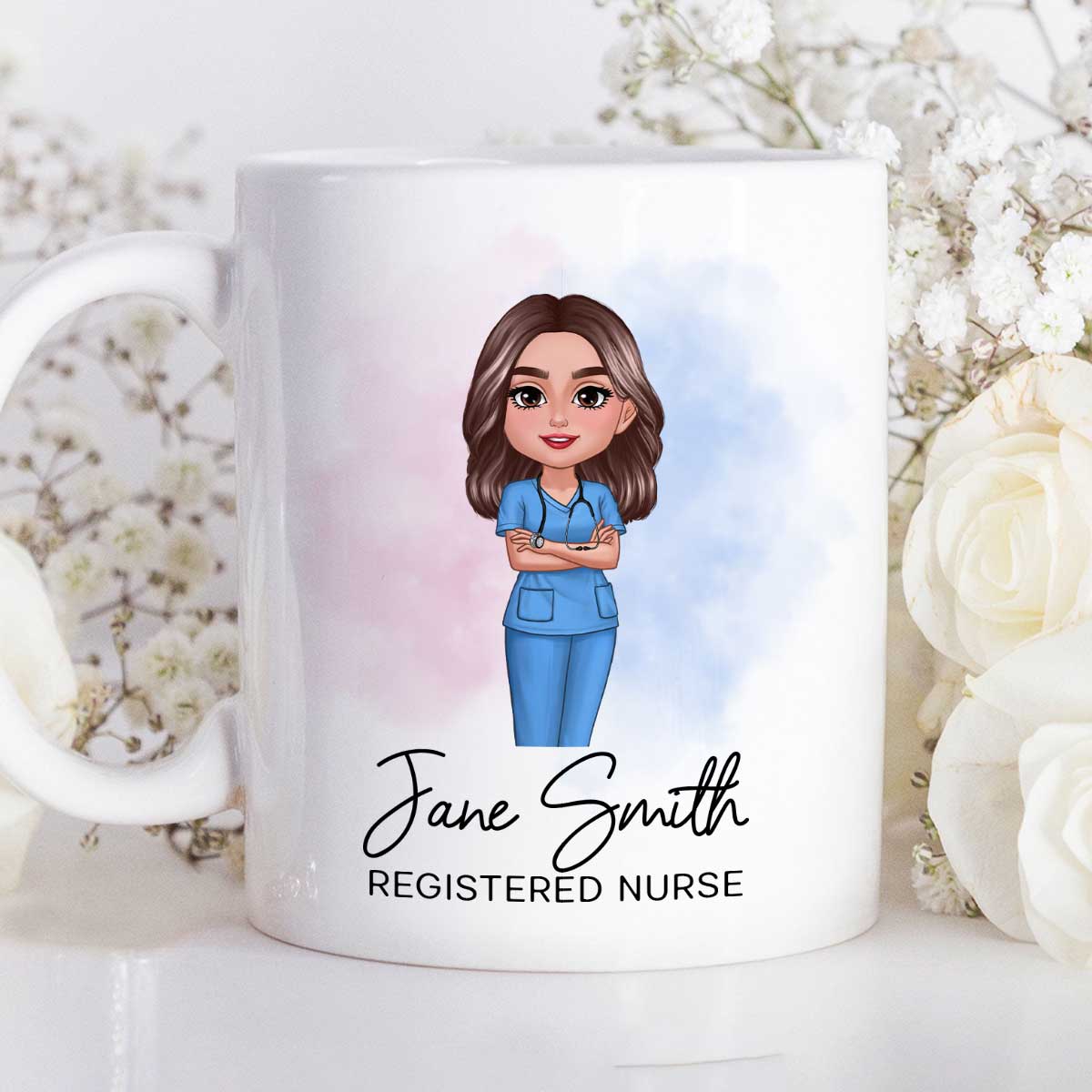 Nurse Personalized Mug, Appreciation Gift, Graduation Gift, Christmas Gift For Colleagues, Boss - Image 8