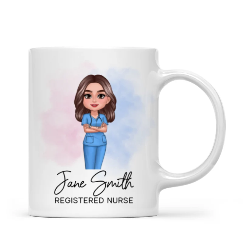 Nurse Personalized Mug, Appreciation Gift, Graduation Gift, Christmas Gift For Colleagues, Boss - Image 9