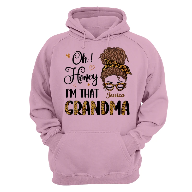 Oh Honey I Am That Grandma Leopard Personalized Shirt - Image 15