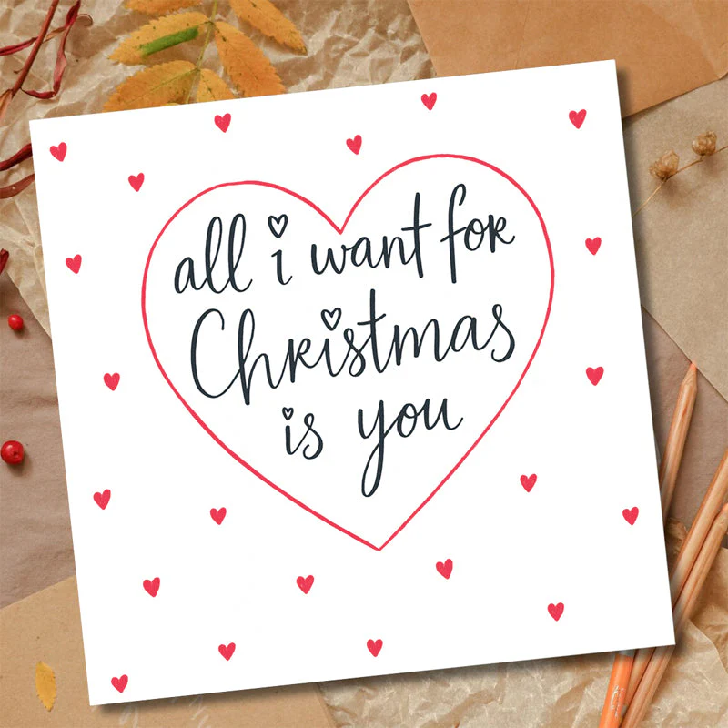 Old Couple Christmas Greeting Cards - Image 13