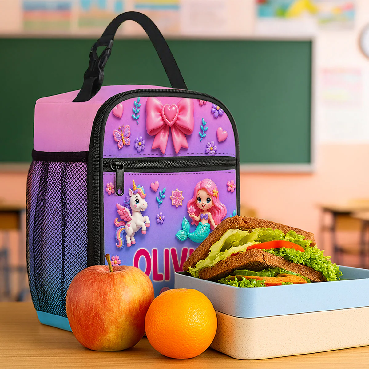 On-trend Animal Design for Boys Girls - Personalized Insulated Kid Lunch Bag - Back to School Gift for Kids - Image 8