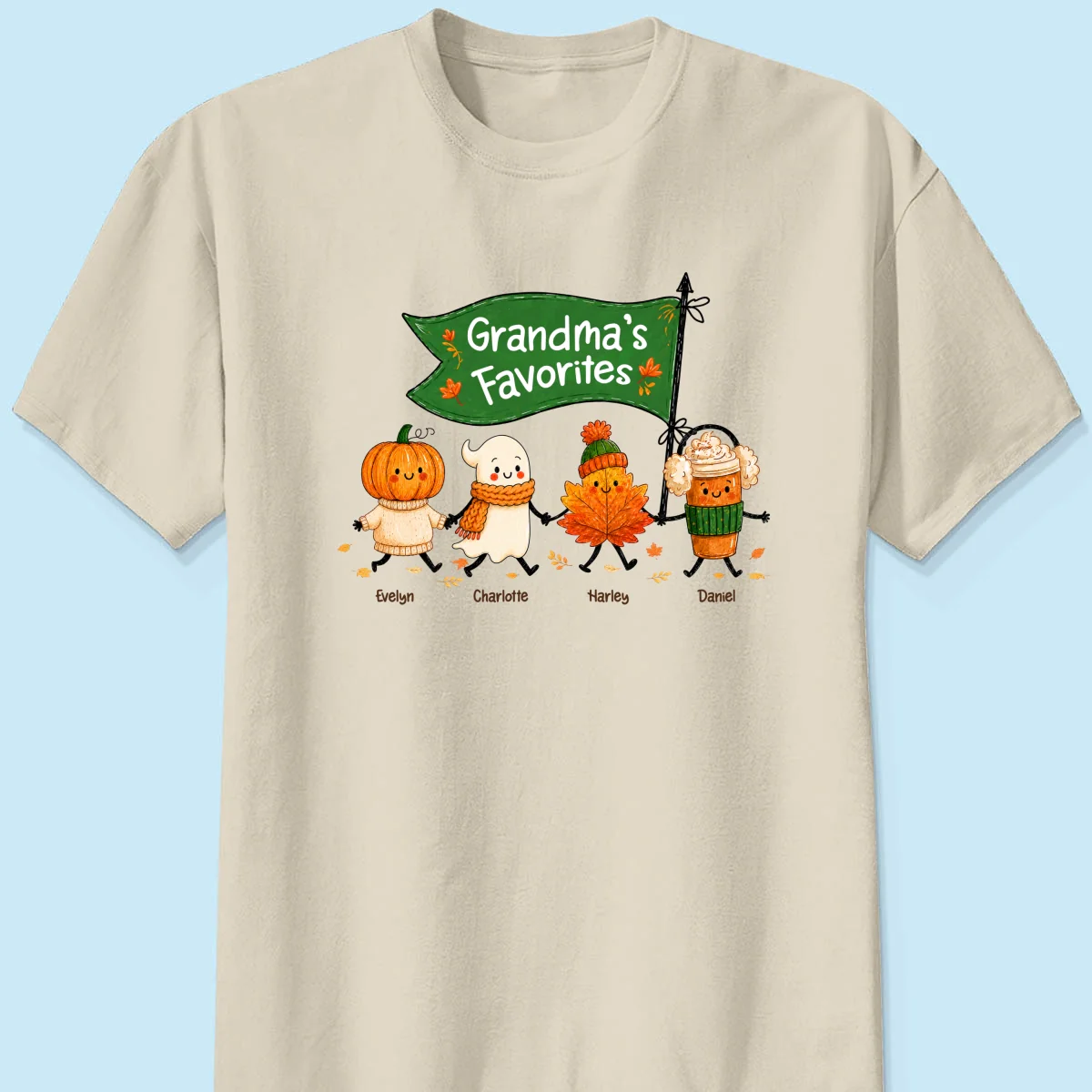 On-trend Fall Season Funny Kids - Personalized Shirt - Gift For Grandmas, Moms - Image 11