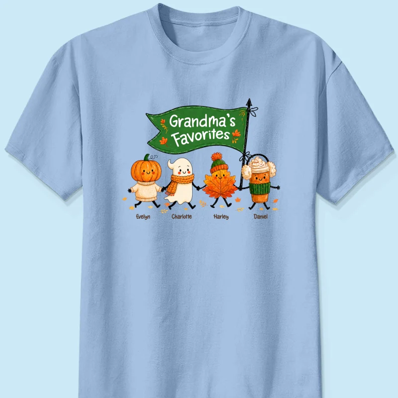 On-trend Fall Season Funny Kids - Personalized Shirt - Gift For Grandmas, Moms - Image 15