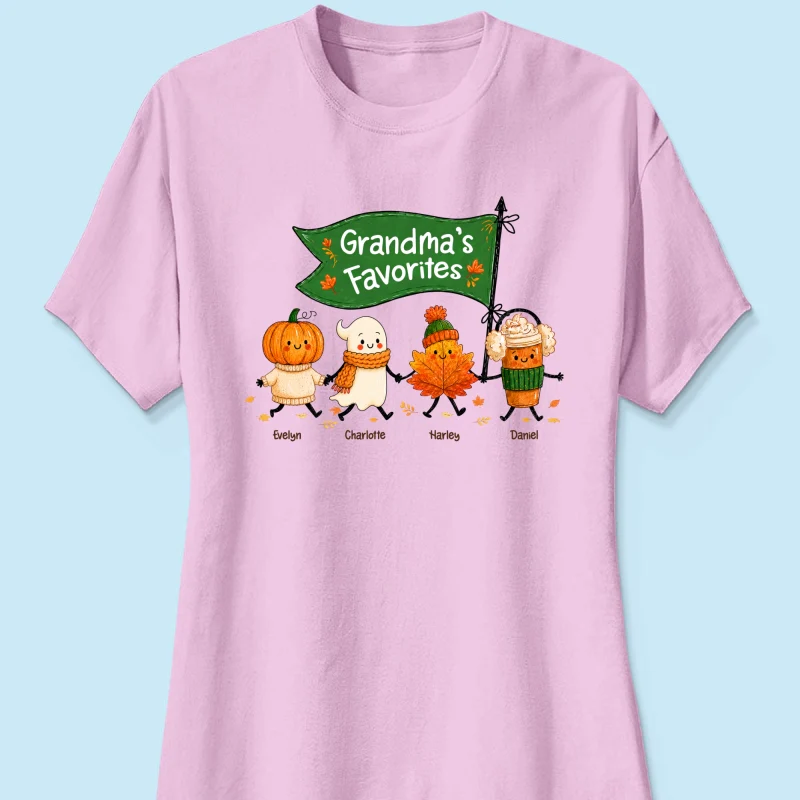 On-trend Fall Season Funny Kids - Personalized Shirt - Gift For Grandmas, Moms - Image 18