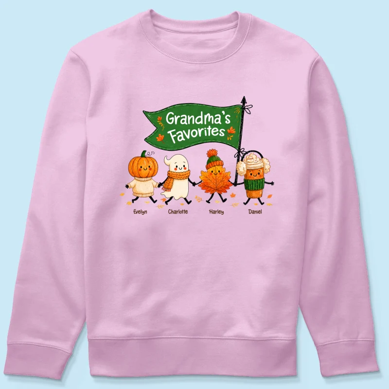 On-trend Fall Season Funny Kids - Personalized Shirt - Gift For Grandmas, Moms - Image 22