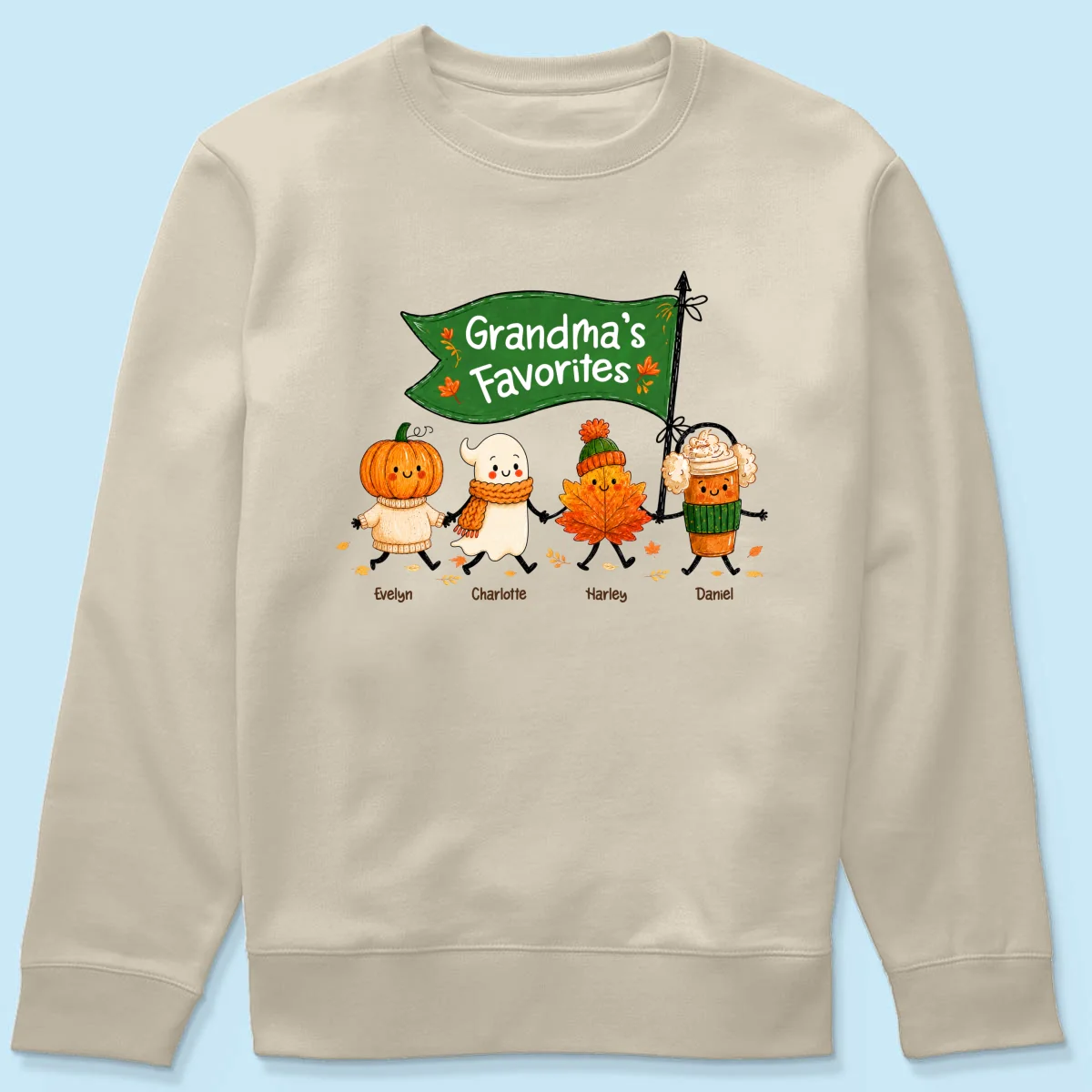 On-trend Fall Season Funny Kids - Personalized Shirt - Gift For Grandmas, Moms - Image 23