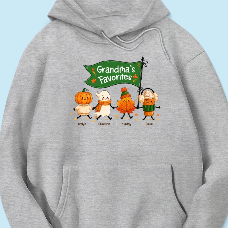 On-trend Fall Season Funny Kids - Personalized Shirt - Gift For Grandmas, Moms - Image 25