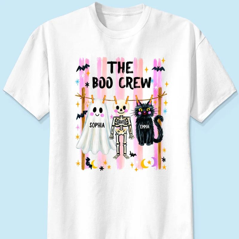 Our Boo Crew Family Halloween - Personalized Shirt - Family Matching Shirts - Image 12