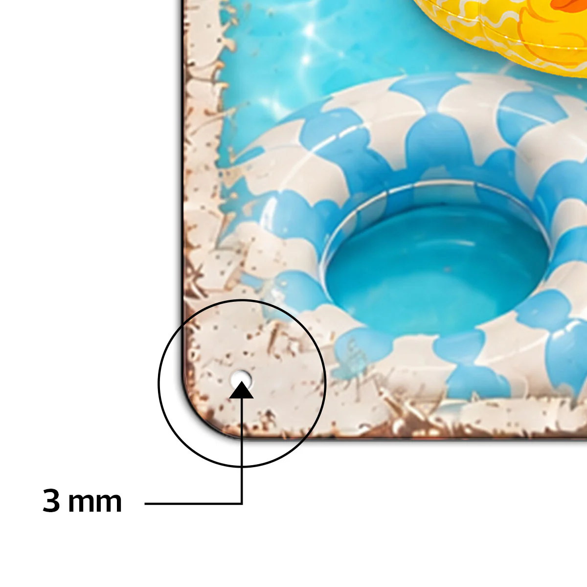 Pastel Life Is Better At Pool - Personalized Metal Sign - Gift For Grandparents, Summer Outdoor Pool, Porch, Patio, Bar Decoration - Image 7