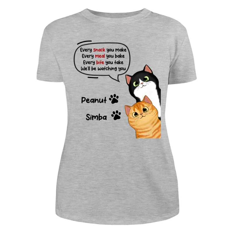 Peeking Cats Watching You Personalized Shirt - Image 10
