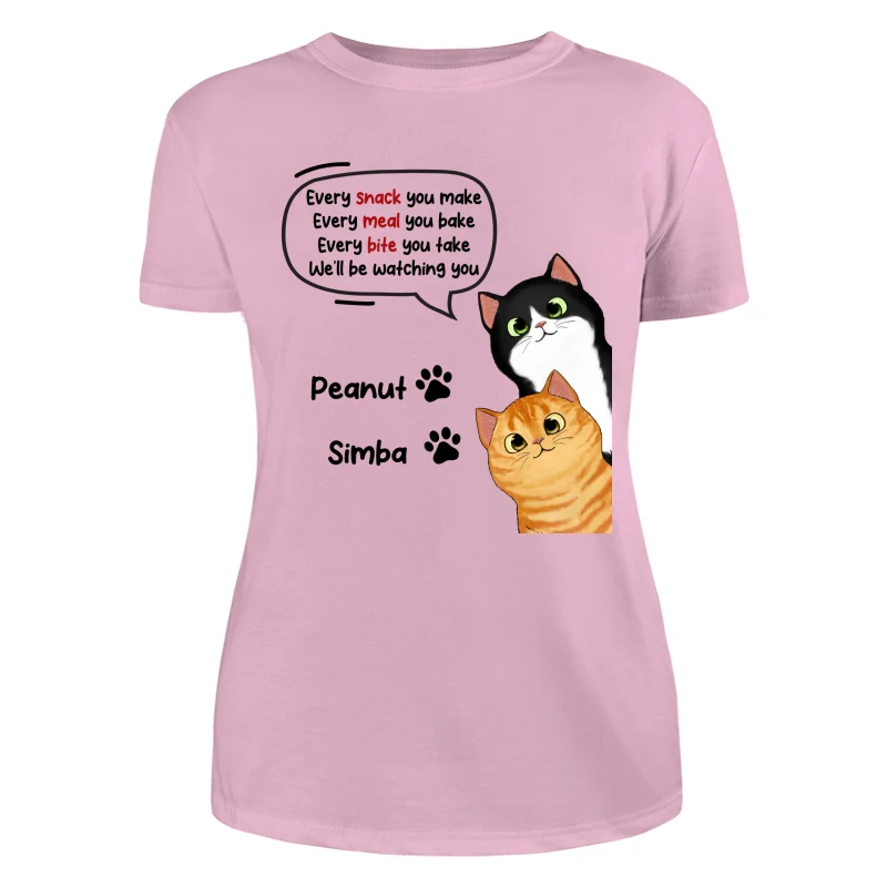 Peeking Cats Watching You Personalized Shirt - Image 11