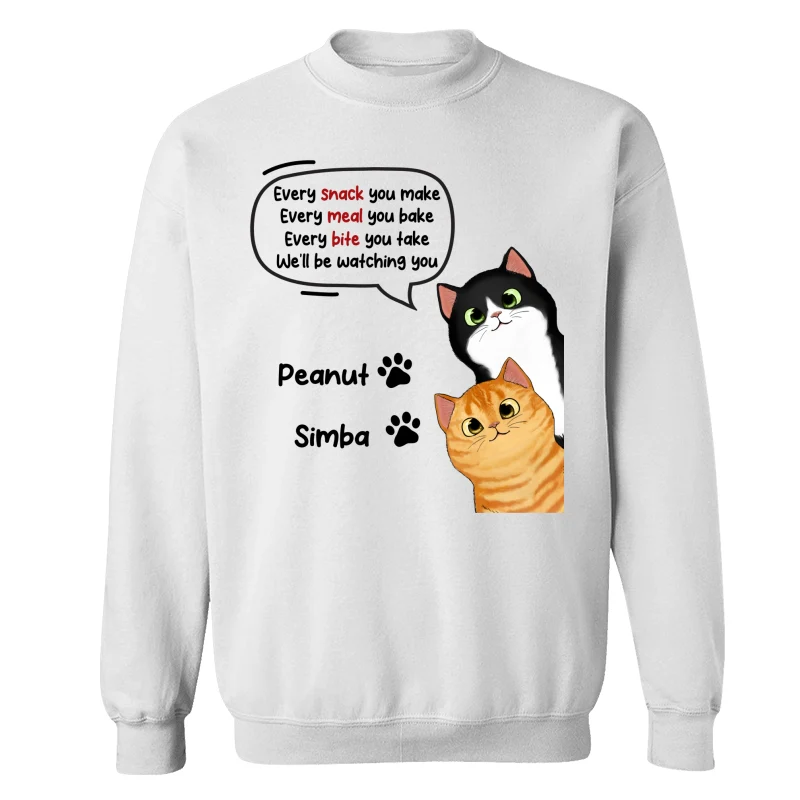 Peeking Cats Watching You Personalized Shirt - Image 17