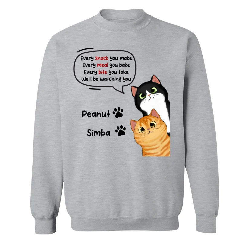 Peeking Cats Watching You Personalized Shirt - Image 18
