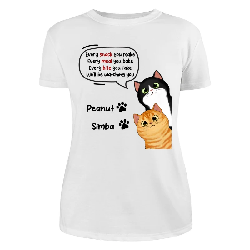 Peeking Cats Watching You Personalized Shirt - Image 9